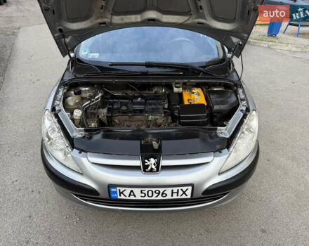 Серый Пежо 307, объемом двигателя 1.59 л и пробегом 227 тыс. км за 3650 $, фото 12 на Automoto.ua