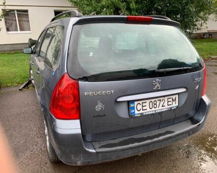 Серый Пежо 307, объемом двигателя 1.6 л и пробегом 250 тыс. км за 1100 $, фото 3 на Automoto.ua