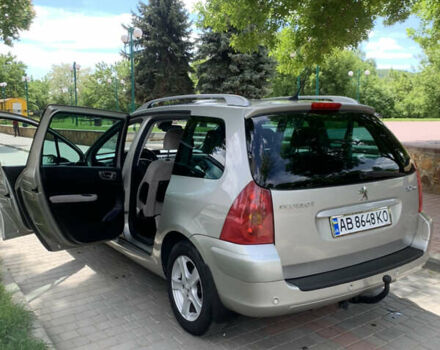 Сірий Пежо 307, об'ємом двигуна 1.6 л та пробігом 242 тис. км за 4600 $, фото 8 на Automoto.ua