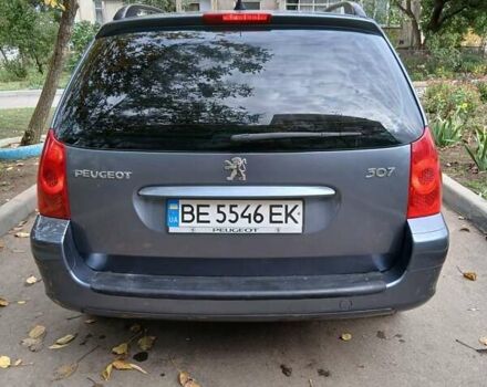 Серый Пежо 307, объемом двигателя 1.36 л и пробегом 223 тыс. км за 3800 $, фото 4 на Automoto.ua