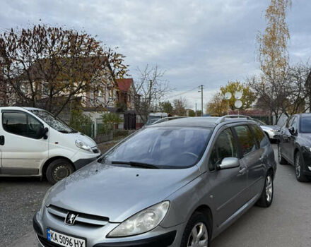 Серый Пежо 307, объемом двигателя 1.59 л и пробегом 227 тыс. км за 3650 $, фото 1 на Automoto.ua