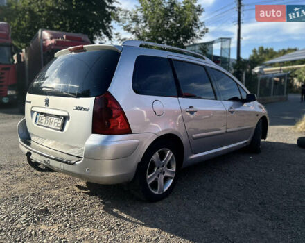 Сірий Пежо 307, об'ємом двигуна 1.6 л та пробігом 358 тис. км за 4620 $, фото 11 на Automoto.ua