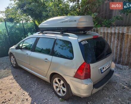 Серый Пежо 307, объемом двигателя 2 л и пробегом 287 тыс. км за 3500 $, фото 2 на Automoto.ua