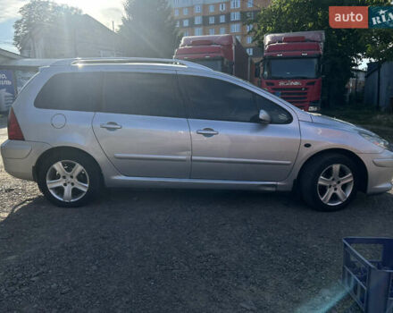 Сірий Пежо 307, об'ємом двигуна 1.6 л та пробігом 358 тис. км за 4620 $, фото 6 на Automoto.ua