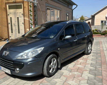 Сірий Пежо 307, об'ємом двигуна 2 л та пробігом 207 тис. км за 4400 $, фото 1 на Automoto.ua