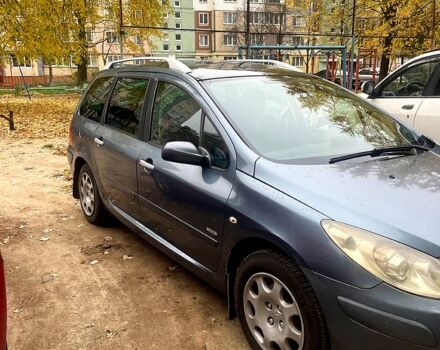 Серый Пежо 307, объемом двигателя 1.6 л и пробегом 370 тыс. км за 4500 $, фото 2 на Automoto.ua