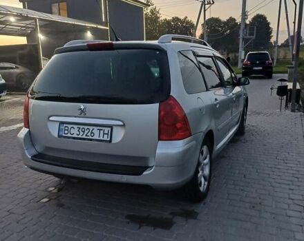 Серый Пежо 307, объемом двигателя 2 л и пробегом 340 тыс. км за 3700 $, фото 4 на Automoto.ua