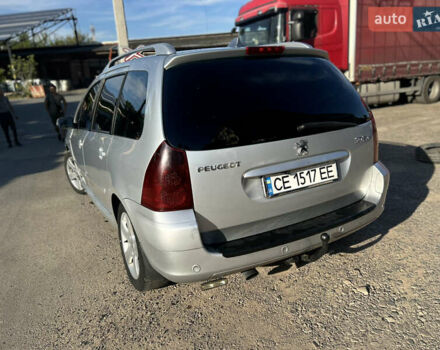 Сірий Пежо 307, об'ємом двигуна 1.6 л та пробігом 358 тис. км за 4620 $, фото 12 на Automoto.ua