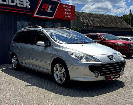 Серый Пежо 307, объемом двигателя 2 л и пробегом 219 тыс. км за 5600 $, фото 1 на Automoto.ua