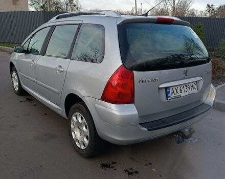 Сірий Пежо 307, об'ємом двигуна 1.59 л та пробігом 284 тис. км за 4300 $, фото 7 на Automoto.ua