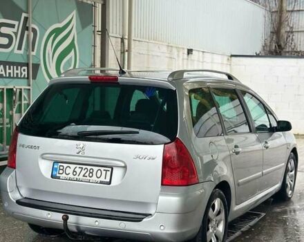 Серый Пежо 307, объемом двигателя 2 л и пробегом 265 тыс. км за 5000 $, фото 4 на Automoto.ua
