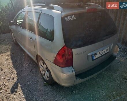 Серый Пежо 307, объемом двигателя 2 л и пробегом 287 тыс. км за 3500 $, фото 3 на Automoto.ua