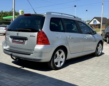 Серый Пежо 307, объемом двигателя 2 л и пробегом 219 тыс. км за 5600 $, фото 3 на Automoto.ua