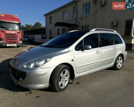 Сірий Пежо 307, об'ємом двигуна 1.6 л та пробігом 358 тис. км за 4620 $, фото 7 на Automoto.ua