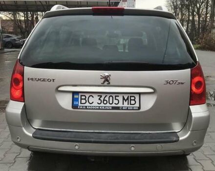 Сірий Пежо 307, об'ємом двигуна 1.59 л та пробігом 221 тис. км за 5500 $, фото 7 на Automoto.ua
