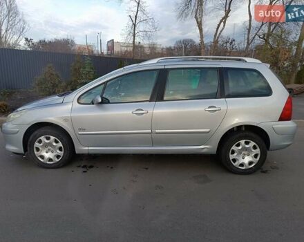Сірий Пежо 307, об'ємом двигуна 1.59 л та пробігом 284 тис. км за 4300 $, фото 9 на Automoto.ua