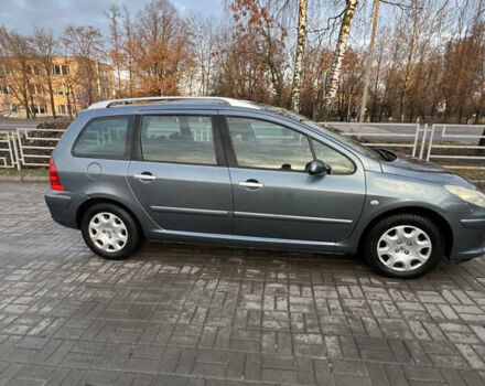 Серый Пежо 307, объемом двигателя 1.6 л и пробегом 242 тыс. км за 4800 $, фото 13 на Automoto.ua