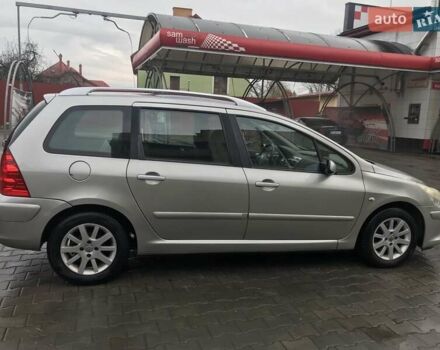 Сірий Пежо 307, об'ємом двигуна 1.59 л та пробігом 221 тис. км за 5500 $, фото 4 на Automoto.ua