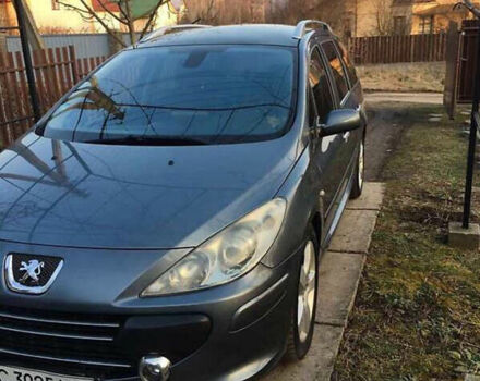 Сірий Пежо 307, об'ємом двигуна 1.6 л та пробігом 270 тис. км за 5000 $, фото 2 на Automoto.ua