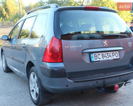 Серый Пежо 307, объемом двигателя 1.6 л и пробегом 351 тыс. км за 3999 $, фото 8 на Automoto.ua