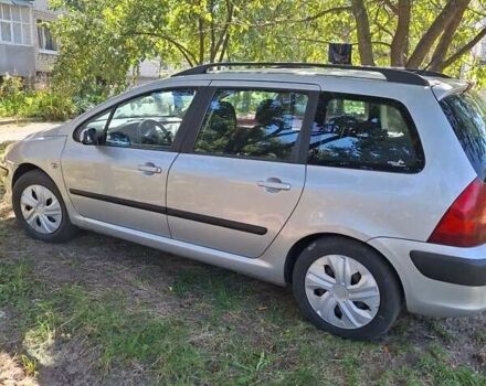 Сірий Пежо 307, об'ємом двигуна 1.6 л та пробігом 235 тис. км за 4000 $, фото 3 на Automoto.ua
