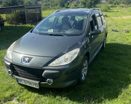 Серый Пежо 307, объемом двигателя 2 л и пробегом 283 тыс. км за 4100 $, фото 2 на Automoto.ua