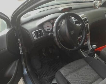 Серый Пежо 307, объемом двигателя 1.6 л и пробегом 290 тыс. км за 4600 $, фото 8 на Automoto.ua