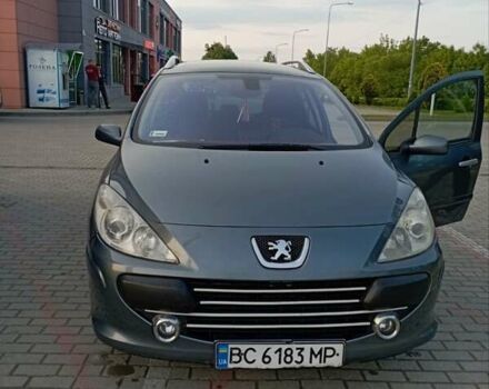 Серый Пежо 307, объемом двигателя 1.6 л и пробегом 273 тыс. км за 4600 $, фото 4 на Automoto.ua