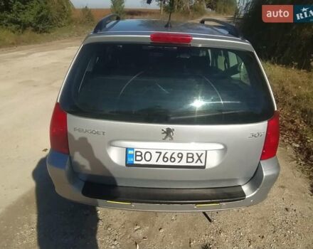 Серый Пежо 307, объемом двигателя 1.6 л и пробегом 253 тыс. км за 4250 $, фото 4 на Automoto.ua