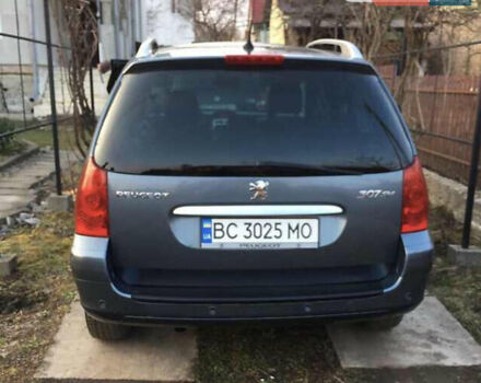 Сірий Пежо 307, об'ємом двигуна 1.6 л та пробігом 270 тис. км за 5000 $, фото 3 на Automoto.ua