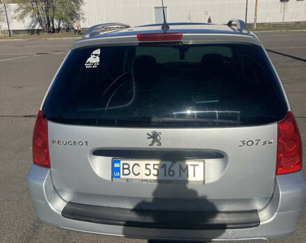 Серый Пежо 307, объемом двигателя 2 л и пробегом 268 тыс. км за 4300 $, фото 3 на Automoto.ua