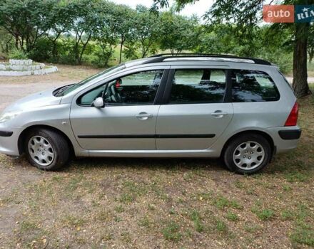 Серый Пежо 307, объемом двигателя 1.56 л и пробегом 286 тыс. км за 4500 $, фото 2 на Automoto.ua