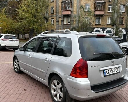 Серый Пежо 307, объемом двигателя 1.6 л и пробегом 279 тыс. км за 4250 $, фото 2 на Automoto.ua
