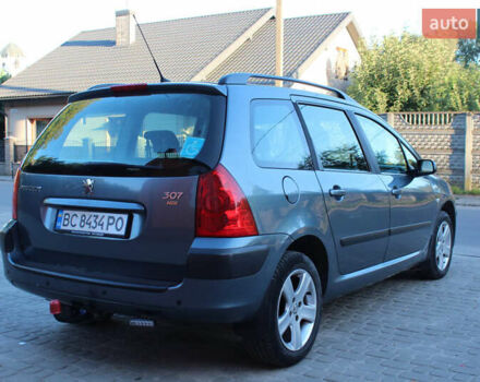 Серый Пежо 307, объемом двигателя 1.6 л и пробегом 351 тыс. км за 3999 $, фото 5 на Automoto.ua
