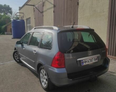 Серый Пежо 307, объемом двигателя 1.6 л и пробегом 290 тыс. км за 4600 $, фото 6 на Automoto.ua