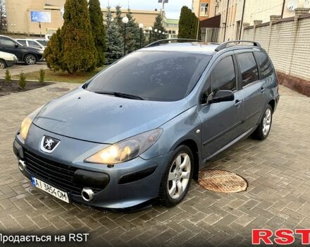 Серый Пежо 307, объемом двигателя 1.6 л и пробегом 340 тыс. км за 3550 $, фото 1 на Automoto.ua
