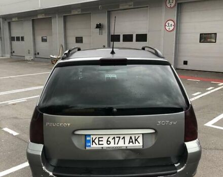 Серый Пежо 307, объемом двигателя 2 л и пробегом 216 тыс. км за 3200 $, фото 16 на Automoto.ua