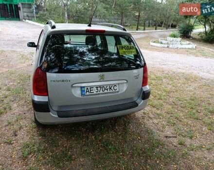 Серый Пежо 307, объемом двигателя 1.56 л и пробегом 286 тыс. км за 4500 $, фото 3 на Automoto.ua