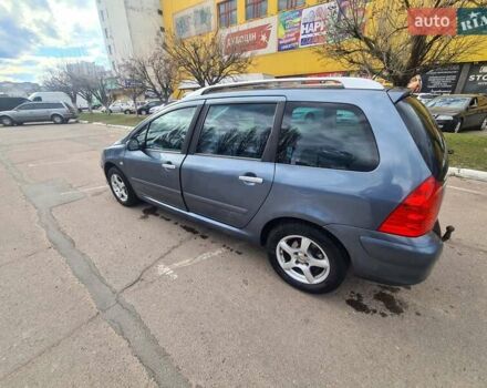Серый Пежо 307, объемом двигателя 1.6 л и пробегом 320 тыс. км за 4400 $, фото 8 на Automoto.ua