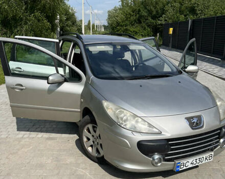 Серый Пежо 307, объемом двигателя 1.6 л и пробегом 205 тыс. км за 4500 $, фото 23 на Automoto.ua