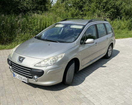 Серый Пежо 307, объемом двигателя 1.6 л и пробегом 205 тыс. км за 4500 $, фото 2 на Automoto.ua