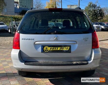 Серый Пежо 307, объемом двигателя 2 л и пробегом 333 тыс. км за 5500 $, фото 4 на Automoto.ua
