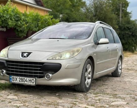 Серый Пежо 307, объемом двигателя 1.6 л и пробегом 303 тыс. км за 4200 $, фото 1 на Automoto.ua