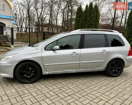 Серый Пежо 307, объемом двигателя 2 л и пробегом 210 тыс. км за 3950 $, фото 1 на Automoto.ua