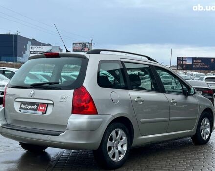 Сірий Пежо 307, об'ємом двигуна 1.6 л та пробігом 208 тис. км за 4190 $, фото 8 на Automoto.ua