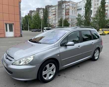 Серый Пежо 307, объемом двигателя 2 л и пробегом 257 тыс. км за 2800 $, фото 1 на Automoto.ua