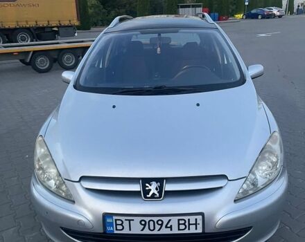 Серый Пежо 307, объемом двигателя 2 л и пробегом 215 тыс. км за 3650 $, фото 1 на Automoto.ua