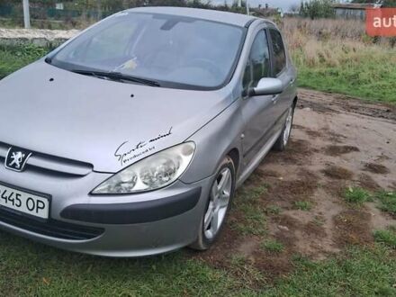Серый Пежо 307, объемом двигателя 2 л и пробегом 328 тыс. км за 3000 $, фото 1 на Automoto.ua