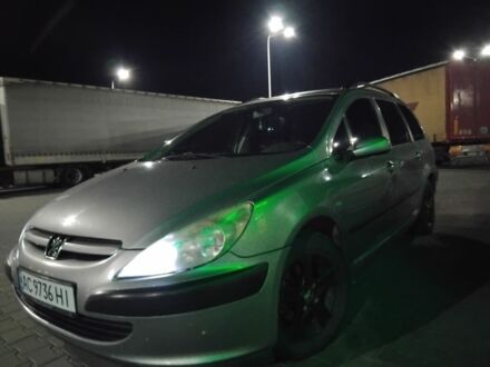 Серый Пежо 307, объемом двигателя 1.6 л и пробегом 333 тыс. км за 3300 $, фото 1 на Automoto.ua