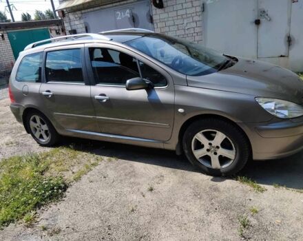 Серый Пежо 307, объемом двигателя 2 л и пробегом 380 тыс. км за 2999 $, фото 1 на Automoto.ua